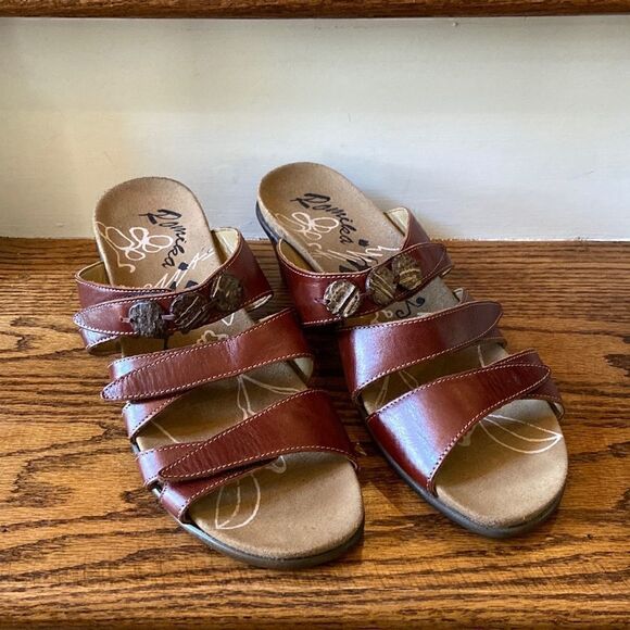 ROMIKA Leather Wedge Sandals - Size 42 - Picture 2 of 12